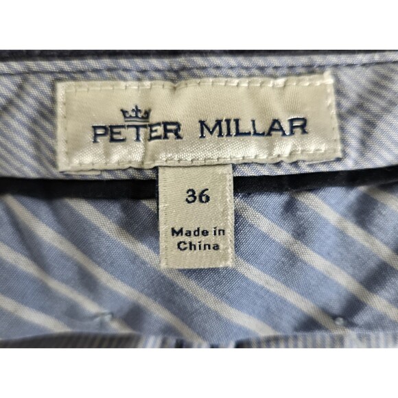 Peter Millar Pants Mens 36x32 Blue Haze Superior Soft Corduroy Five-Pocket Golf - Picture 9 of 11